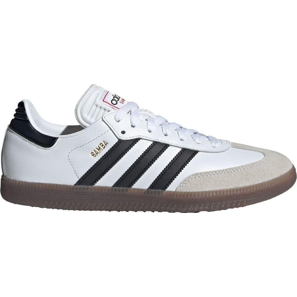 Adidas Samba Indoor Soccer Unisex White Black Vivid Red Size 12.5 Wom 11.5 Men